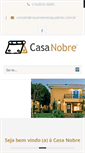 Mobile Screenshot of casanobreesquadrias.com.br